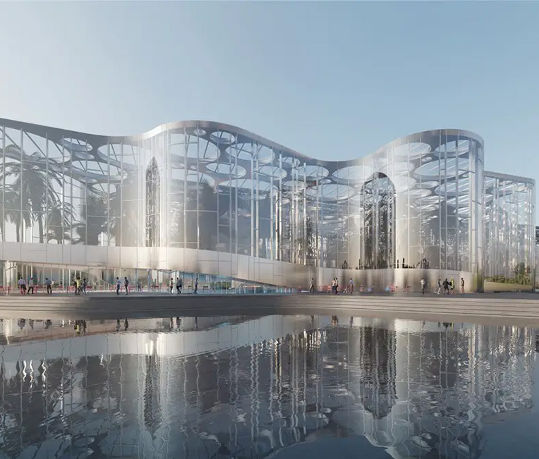Adquisición e instalación profesional de una estructura compuesta de acero y concreto (PEC) parcialmente revestida para el Proyecto del Distrito Este del Parque Cultural Expo (al sur de Xueyue Road), Sección 1, Proyecto de subcontratación de revestimiento de estructura de acero para la Sección de la Zona C