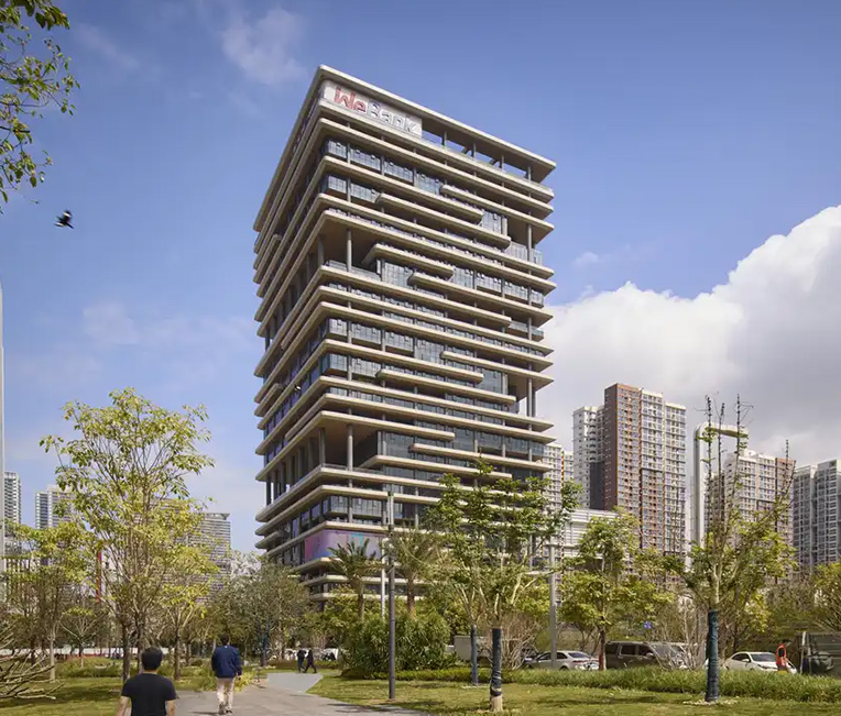 Edificio de la sede de Shenzhen Webank